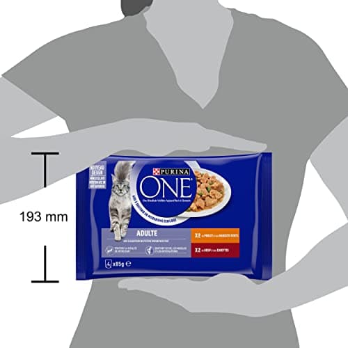 PURINA ONE | BIFENSIS | Chat Adulte | Soutien la vitalité du Chat, Les os, Les Muscles et Les articulations | Effilés en Sauce | Poulet, Boeuf | Sachets Fraîcheur | Lot de 12 (4 x 85g) - Image 5