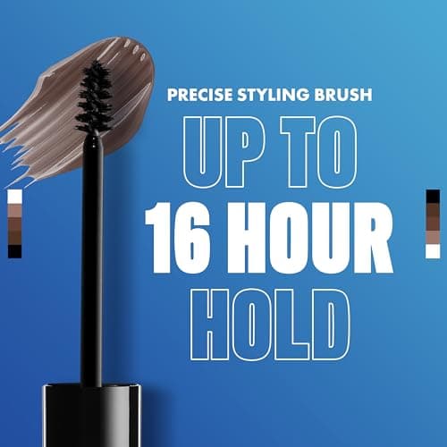NYX Professional Makeup The Brow Glue, Tinted Eyebrow Fixing Glue, Vegan Formula, Natural Finish, Brush Applicator, The Brow Glue, Shade : Transparent (01) - Image 4