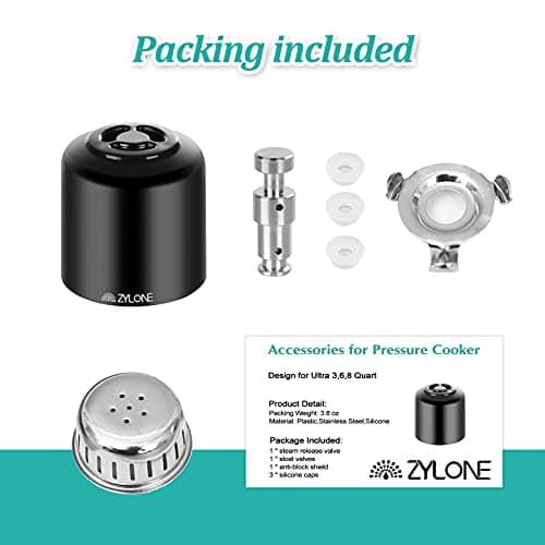 Steam Release Handle Floating Valve Replacement Parts with 3 Silicone Caps for Instant Pot Ultra 3 5 6 8 QT - Image 8