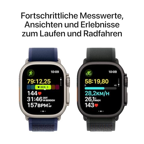 Apple Watch Ultra 2 [GPS + Celular, 49mm] Titanium Case with Black Ocean Strap, One Size (Refurbished) - Image 6