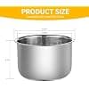 3 Litre Stainless Steel Inner Saucepan Compatible with Instant Pot, Rice Pot, 304 Stainless Steel Inner Bowl Non-Stick, Durable Pots for Multicookers, Easy - Image 7