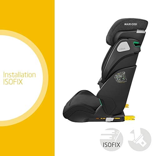 Maxi-Cosi Kore i-Size, Child Car Booster Seat, 3.5 - 12 years, 100 - 150 cm, ISOFIX Car Seat, Adjustable Height/Width, Side Protection System Plus, Quick Buckle, Authentic Black - Image 3