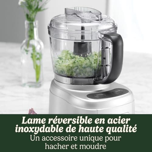 Cuisinart Mini Prep Pro: Compact 900ml Multi-Function Food Processor Ideal for Chopping, Grinding, Mixing and Mixing Equipped with a Reversible Stainless Steel Blade and Powerful Motor. Washable Parts - Image 7