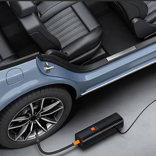 Gonfleur de Pneu Automobile,Compresseur Gonfleur pour Roues | Pompe à Air pour Pneus avec Affichage Temps Réel | pour Voiture, Moto, SUV, Camping-car et Véhicules - Image 5