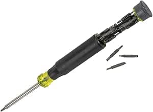 Klein Tools 32328 Precision Screwdriver, 27 in 1 Multi-Bit Screwdriver, Bits for Apple Product Repair, Rare Earth Magnet, Electronic Repair