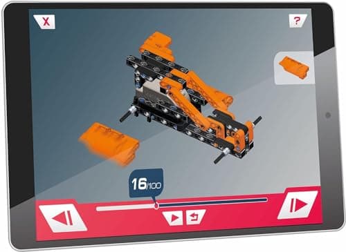 Clementoni | Science & Game – My Buggy and Quad Mechanics Workshop for Children 8 Years + | Mechanical STEM Kit Construction 100 Interchangeable Parts | Pull-Back Mechanism | Interactive 3D App - Image 8