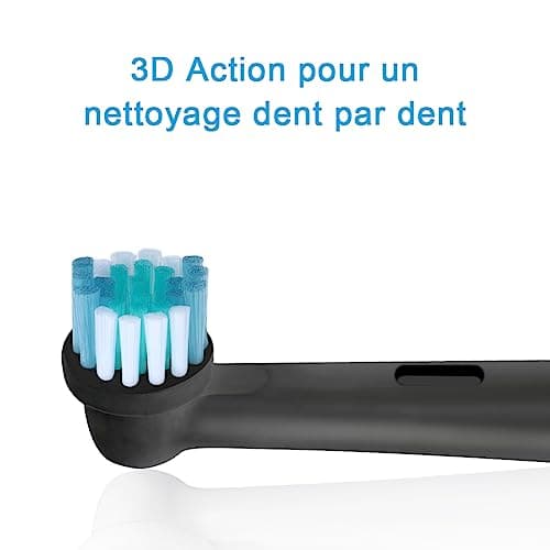 Replacement Toothbrush Heads Compatible with Oral b - Electric Toothbrush Heads for Orall B Vitality 100, Pro Series, Genius X, Kids - Perfect for Gentle Cleaning and Healthy Gums (8) - Image 5