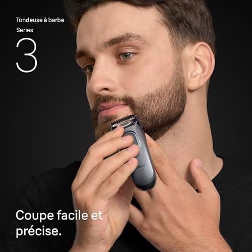 Braun BT3525 Series 3 Electric Beard Trimmer For Men, With +4 Styling Tools, Cordless And With 40 Adjustments, Ultra-Sharp Blade And Precision Clip, 50 Min Battery Life - Image 3