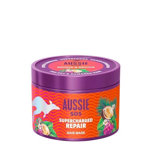 Aussie SOS Réparation Surpuissante Masque Capillaire, 500ml, Aide, Réparer et Protéger les Cheveux Secs et Abîmés, Pour Des Cheveux Doux et Lisses - Image 2