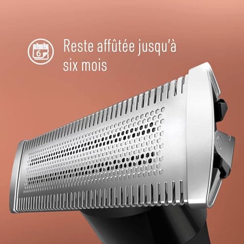 Gillette King C. Tondeuse Électrique Pour Homme, À Barbe Courte De 3 Jours, Avec Une Lame 4D Pour Définir Les Contours Et 3 Sabots Interchangeables Pour Un Rasage Flexible, Rasoir Étanche, Sans Fil - Image 4