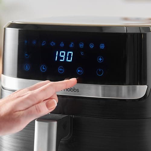Russell Hobbs Air Fryer XXL 8.3 L Rapid Air (Compact, Silent, Pizza Ø 26 cm) Oil-free Fryer (9-in-1, Baked, Grill, Roasted and More, Economical, Touch, Auto Shut-off, Dishwasher Safe) 27632-56 - Image 6
