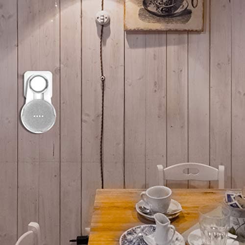 Cozycase Nest Mini, Google Home Mini, Mounting Bracket with Integrated Cable Management (White + Grey)) - Image 7
