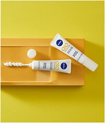NIVEA Q10 Soin contour des yeux anti-rides et tonifiant (15 ml), crème pour les yeux contre les cernes, crème hydratante au Q10 et à la créatine pour la zone sensible du contour des yeux - Image 6