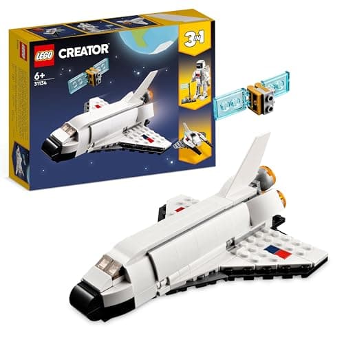 LEGO 31134 Creator 3-en-1 La Navette Spatiale, Jouet de Navette Spatiale en Vaisseau en Figurine Astronaute, pour Enfants, Garçons et Filles Dès 6 Ans, Idée Cadeau - Image 3