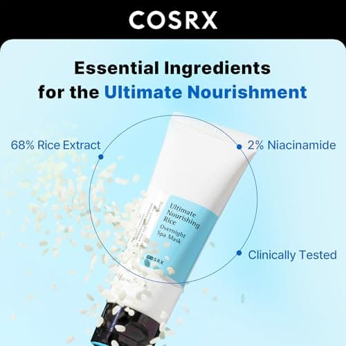 COSRX Ultime Nourrissant Riz Masque de Soin au Spa Pendant la Nuit 60ml - Image 4