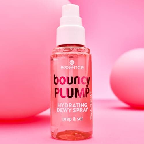 essence bouncy PLUMP HYDRATING DEWY SPRAY 10, Watermelon Fruity Setting Spray, Moisturizing, Radiant Finish, Ultra-Fine Mist, 50 ml - Image 6