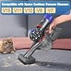 Mini Motorised Brush for Mattresses, Upholstery Fabrics and Stairs Compatible with Dyson V15 V11 V10 V8 V7 Nickel - Image 3