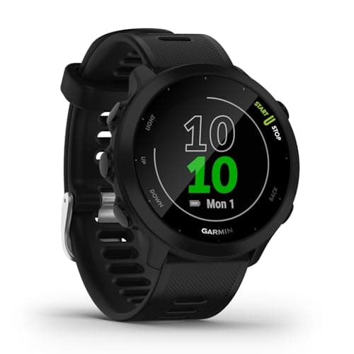 Garmin Forerunner 55 - Montre GPS Multi-activités Running avec Fonctions d’Entrainement Coach et Cardio au Poignet – Noire - Image 2