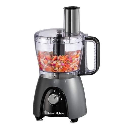 Russell Hobbs Multifunctional Food Processor [Mixer/Blender/Grater/Chopper/Mixer/Beater] Robot (Knead, Mix & Cut, Etc., + Accessories, Dishwasher Safe, Max 900W) Anthracite 27111-56 - Image 3