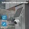 3 Pack Solar Panel Chargers Compatible with Google Nest Camera Outdoor and Indoor (Battery Version), 5V 5W Solar Panel with 4M Charging Cable, Fast Charging - Image 6