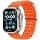 Apple Watch Ultra 2 [GPS + Cellular, 49MM] Titanium Case with Orange Ocean Strap - One Size (Refurbished) - Image 2
