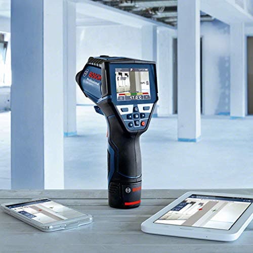 Bosch Professional Infrared Thermometer GIS 1000C (with application function, temperature range: -40°C to 1000°C, 4 x AA batteries, in a cardboard box) - Image 4