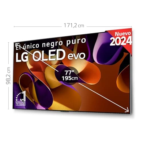 OLED TV Evo LG OLED77G4 195 cm 4K UHD Smart TV 2024 Black and Silver - Image 6