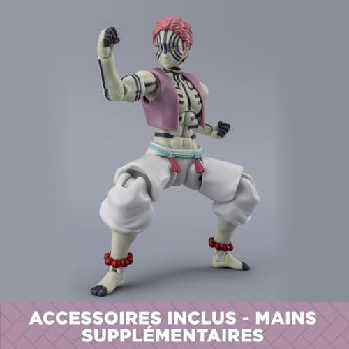 BANDAI - Ultimate Legends HD - Demon Slayer Action Figure 12 cm - Akaza - Officially Licensed Demon Slayer - Akaza Action Figure - Toy for Children 4+ - VE88967 - Image 4