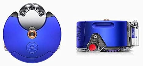 Dyson 360 Heurist Robot aspirateur Léger - Apprend et s'adapte à Votre Maison - Nickel Bleu
