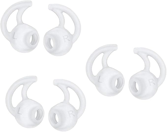 MMOBIEL 3 Pairs of Silicone Earbuds Earbuds Compatible with Bose MIE2 IE2 Size: S (24mm) M (28mm) L (30mm) - Image 1