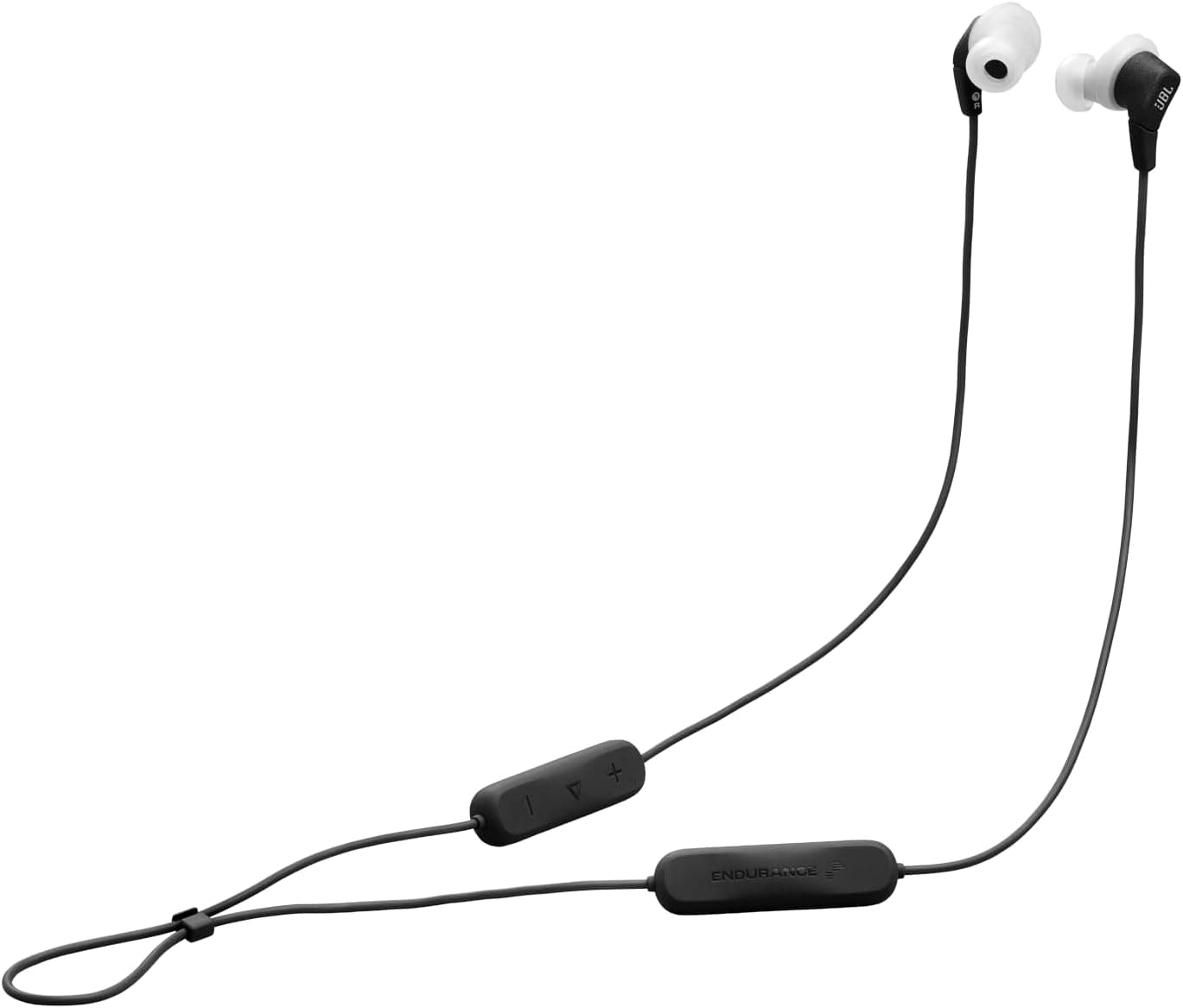 JBL Endurance Run 3 écouteurs sans fil sport bluetooth, 25hrs de batterie, technologie FlipHook & TwistLock, IP65 étanche à la poussière à l’eau, son JBL Pure Bass, micro integré et à distance, blanc. - Image 1