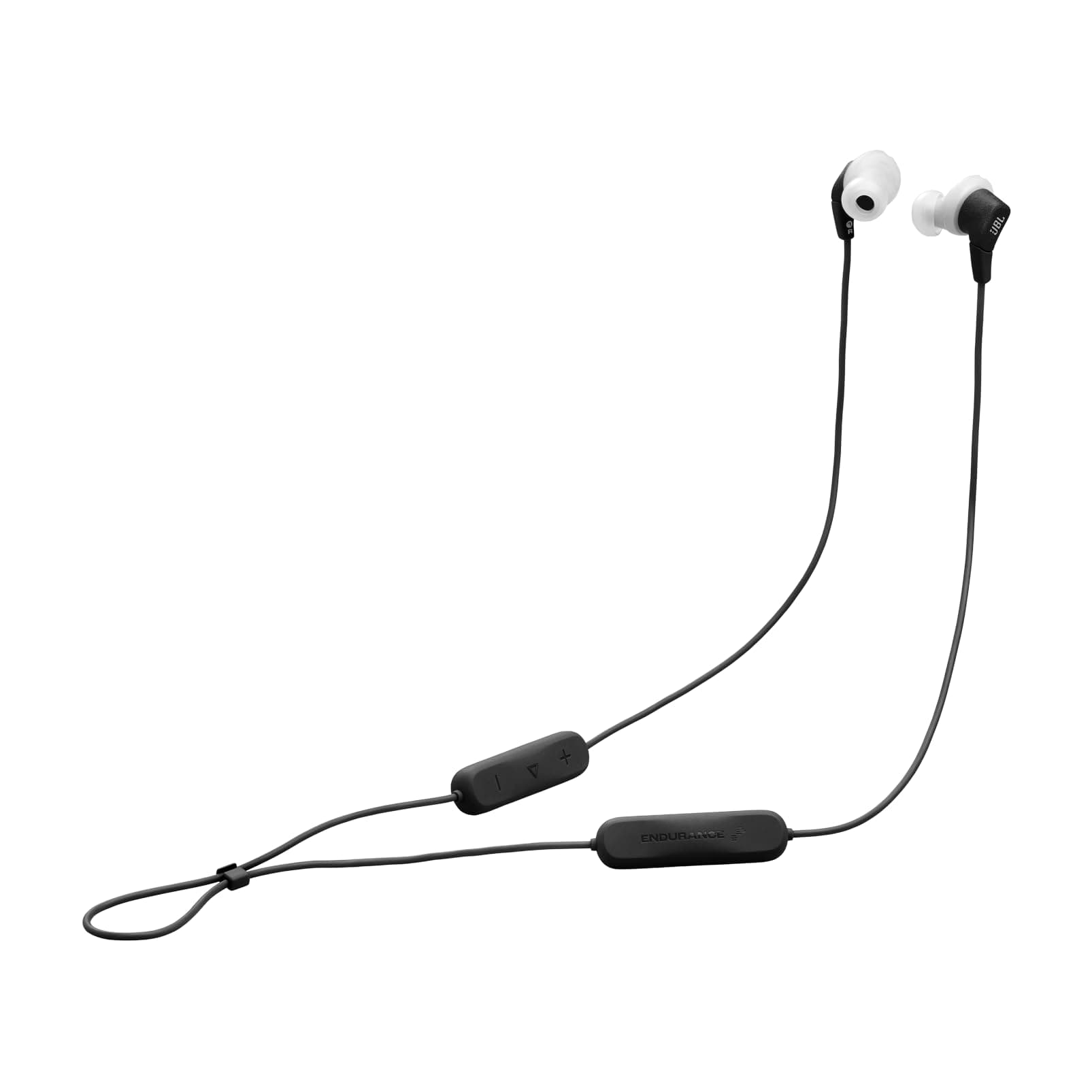 JBL Endurance Run 3 écouteurs sans fil sport bluetooth, 25hrs de batterie, technologie FlipHook & TwistLock, IP65 étanche à la poussière à l’eau, son JBL Pure Bass, micro integré et à distance, blanc. - Image 9
