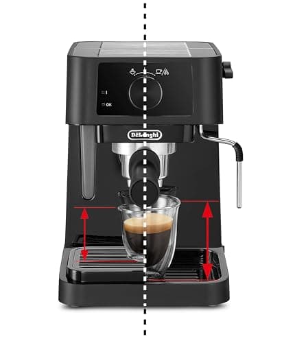 De'Longhi Stilosa EC230.BK Espresso Machine with Barista Bar, Coffee Maker and Cappuccino Machine, Black, 1100 W - Image 3