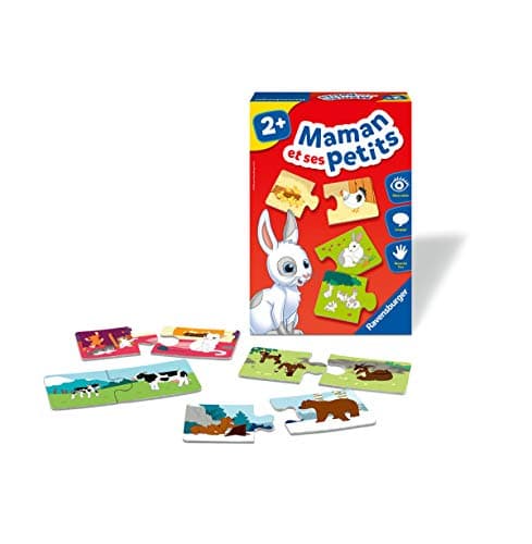 Ravensburger - Educational Game - Mother and Her Little Ones - Animal Discovery - First Association Game - Puzzle for Children Aged 2 Years and Up - 24023 - Image 5