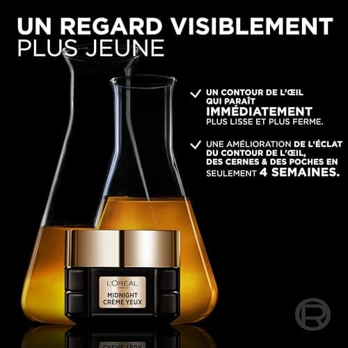 L'Oréal Paris - Midnight Age Perfect Cellular Renaissance Eye Cream - Regenerating Anti-Aging Night Eye Cream - Anti-Wrinkle, Firmness, Comfort Eye Care - All Skin Types - 15 ml - Image 4