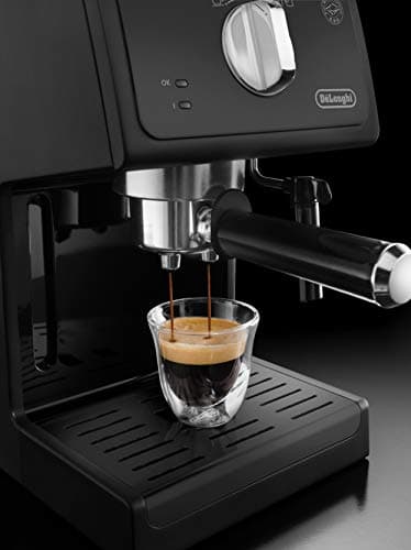 De'Longhi Espresso Machine ECP 31.21 | Filter Holder with Aluminium Finish | Milk Foam Nozzle | 1 or 2 Espresso Cups | Also Suitable for Pods | Black - Image 5