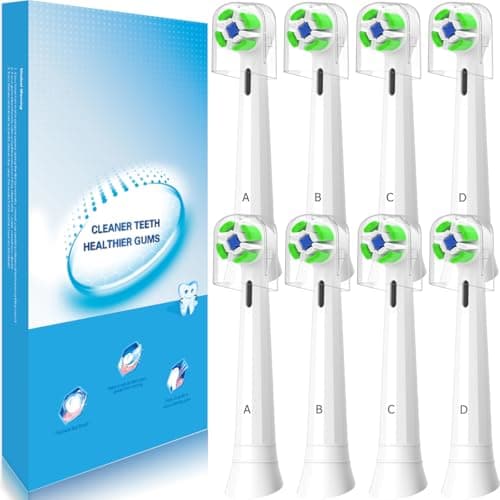 Toothbrush Heads Compatible with Oral-B iO Electric Toothbrush, Replacement Heads for iO 2 3 4 5 6 7 8 9 10 (8 White) - Image 3