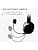 kwmobile Microphone de remplacement compatible avec Steelseries Arctis 1 - Micro de rechange pour casque audio casque gaming - noir - Image 5