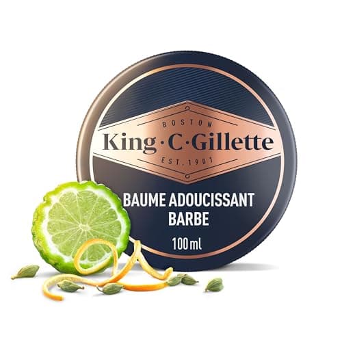 Gillette King C. Men's Beard Balm, Nutritious Cocoa Butter, Argan Oil & Shea Butter, Moisturizes & Revitalizes, Shaving Kit Accessory For Men - Image 3