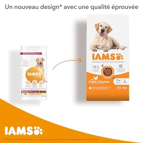 IAMS Vitality Dry Chicken Food Senior Large Breed 8+ for Dogs - Image 4