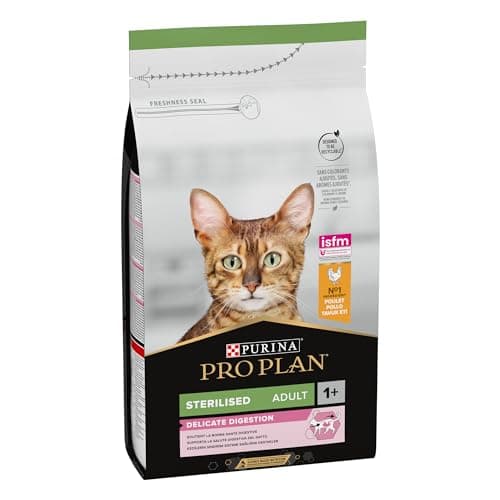 PURINA PRO PLAN | Adult DELICATE DIGESTION | Complete Food for Sterilized Adult Cats | Promotes a Healthy Digestive System | Dry Food | Chicken | Bag 1.5 kg - Image 4