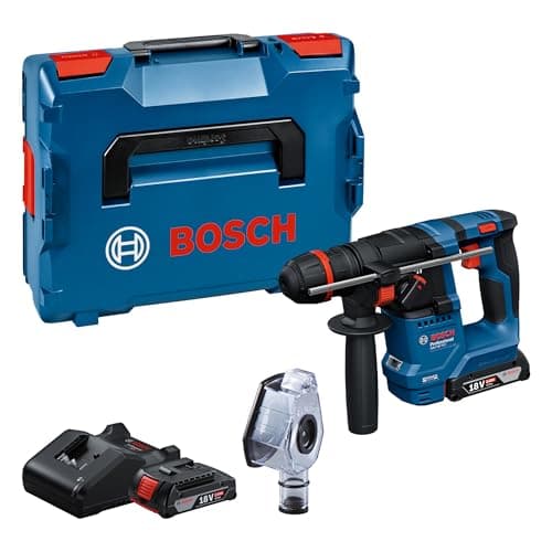 Bosch Professional 18V GBH 18V-18 X Cordless Drill System (Onechuck chuck, 2 batteries 18V 2.0Ah, GAL 18V-40, GDE 24) - Image 2