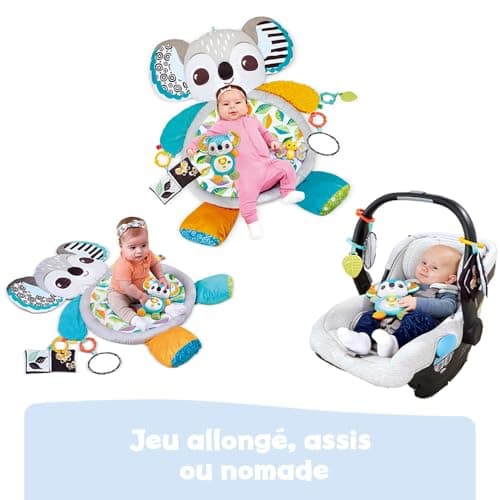 VTech - Koala Cuddle Play Mat, Sensory and Evolving Baby Activity and Development Toy, Rattles and Teething Ring, Baby Birth Gift - English Content - Image 4
