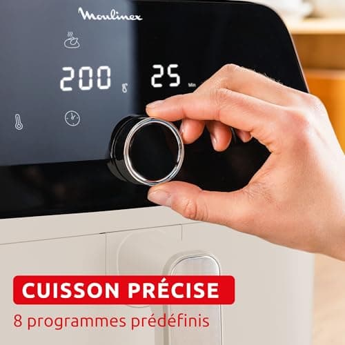 Moulinex Easy Fry Collection Ivory 7L, air fryer, Extra large capacity, 8 intuitive programs, Compact size, EZ855AF0 - Image 6