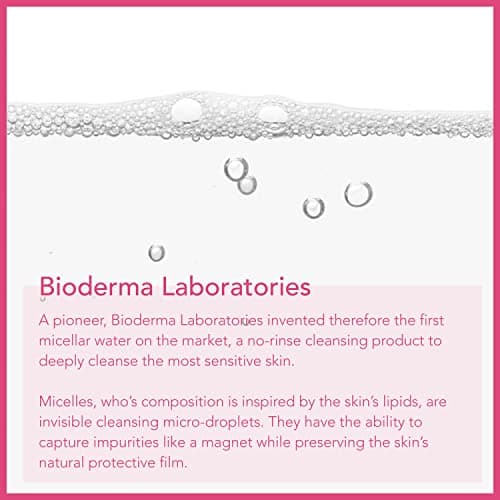 BIODERMA Créaline H2O - The original micellar water, cleansing and make-up remover - Removes makeup, pollen and pollution residues - Sensitive skin - 500 ml bottle - Image 7