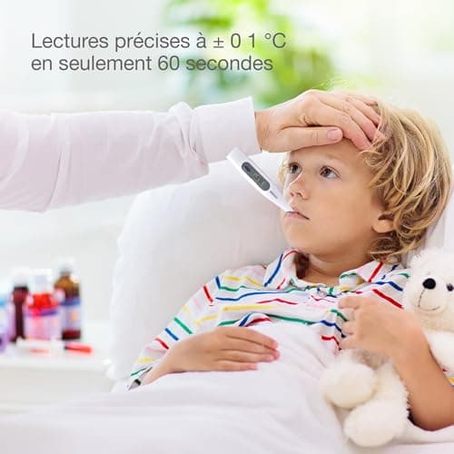 Citizen Digital Thermometer for Reading Basal Body Temperature - Body Temperature Thermometer with Fever Alarm and One-Button Operation - for Adults Kids - Image 4