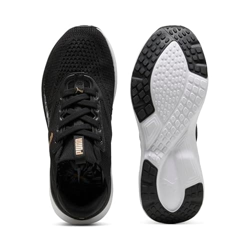 PUMA Softride Mayve Bloom WNS Women's Road Running Shoes, PUMA Black, Rose Gold, 40.5 EU - Image 5