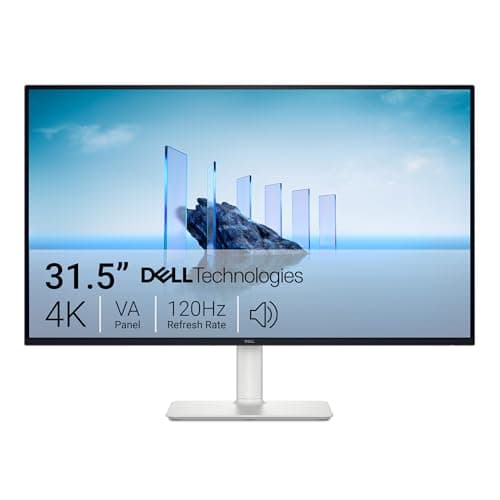 Dell 32 Plus PC Monitor - S3225QS, 4K UHD (3840x2160), 120Hz, VA, 4ms, AMD FreeSync Premium, 95% DCI-P3, HDR10, Height Adjustment, Built-in Speakers, DisplayPort, 2 HDMI, 3 Year Warranty - Image 2