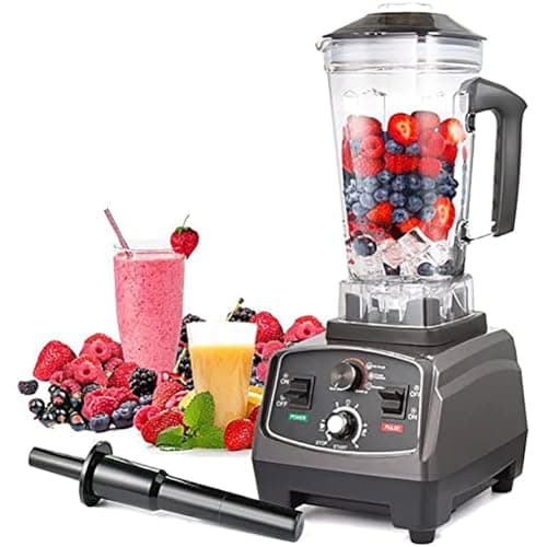 Mélangeur de comptoir à Grande Vitesse,Machine à Smoothie Professionnelle 2200W,Idéal pour Les Shakes et Les Smoothies - Image 3