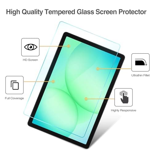 ProCase 2 x Tempered Glass Screen Protector for Samsung Galaxy Tab A11+ (SM-X230) 2025/ A9+ (SM-X210) 2023 11 Inch Anti-Scratch Bubble-Free - Image 4